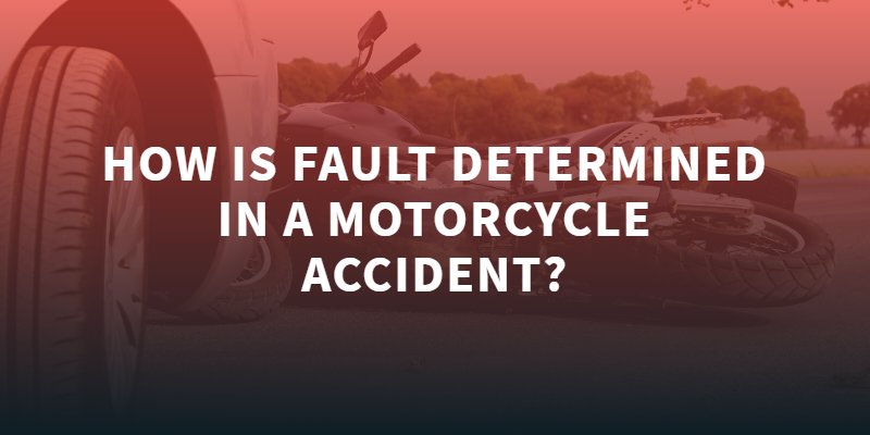 ¿Cómo se determina la culpa en un accidente de motocicleta?