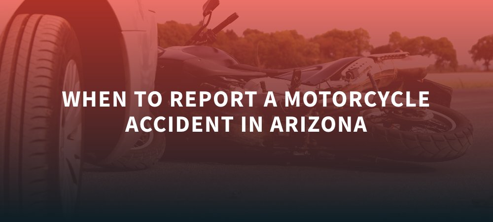 Cuándo reportar un accidente de motocicleta en Arizona