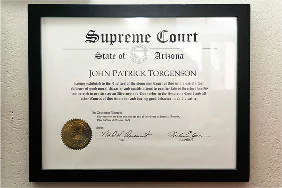 Attorney certification