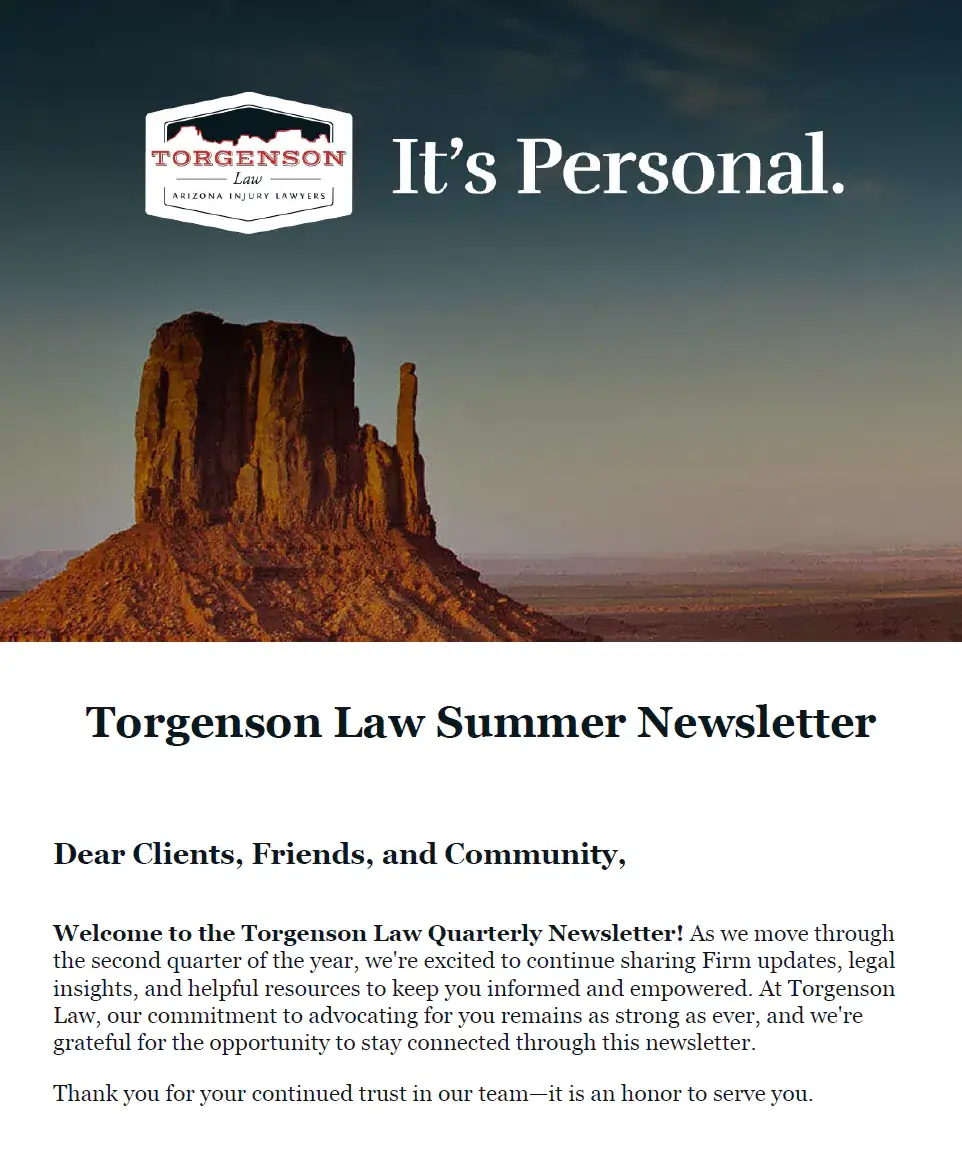 Torgenson Quarterly Newsletter