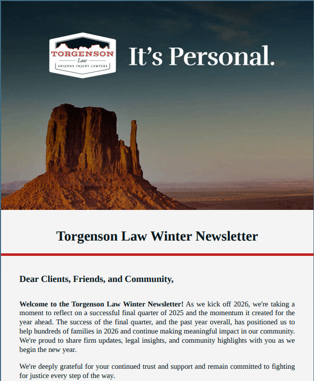Torgenson Quarterly Newsletter