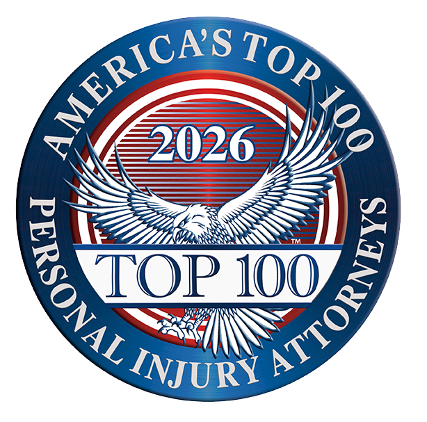 2026 Americas Top 100 Personal Injury Attorneys Badge