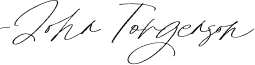 Signature reading John Torgerson in cursive script.