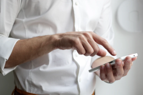 Man on phone